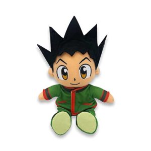 just funky official hunter x hunter full size bounty hunter plush – 9" tall gon & killua-themed anime collectible – show off your nen, great home decor – great gift for fans, bring everywhere you go!