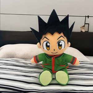 JUST FUNKY Official Hunter X Hunter Full Size Bounty Hunter Plush – 9" Tall Gon & Killua-Themed Anime Collectible – Show Off Your NEN, Great Home Decor – Great Gift for Fans, Bring Everywhere You Go!