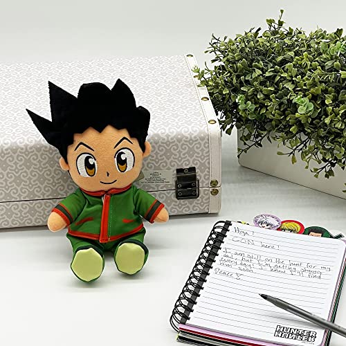 JUST FUNKY Official Hunter X Hunter Full Size Bounty Hunter Plush – 9" Tall Gon & Killua-Themed Anime Collectible – Show Off Your NEN, Great Home Decor – Great Gift for Fans, Bring Everywhere You Go!