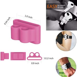 Loirtlluy 4 in 1 Anti-Lost Accessories for Airpods 3, Airpods 3 Strap Magnetic Cord, Ear Hooks and Covers Compatible with Airpod 3rd, Watch Band Holder, Pink