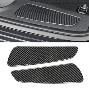 sidmile rear trunk cover trim sticker compatible with 2011-2020 grand cherokee carbon fiber interior trunk accessories 2pcs
