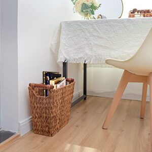 GRANNY SAYS Bundle of 1-Pack Woven Wastebasket for Organizing & 2-Pack Woven Storage Baskets for Bathroom