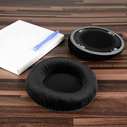 Replacement Headphone Ear Pads Memory Foam Ear Cushions Pads Earmuff Repair Parts for AKG K701 K702 Q701 Q702 K601 K612 K712 Headset(Black)