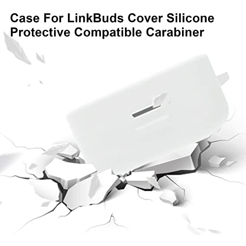 Silicone Case Cover Compatible for Sony LinkBuds WF-L900 | Shockproof Full Body Protection Liquid Silicone Cover | Soft Sleeve Skin Cover with Keychain for Wireless Earbuds