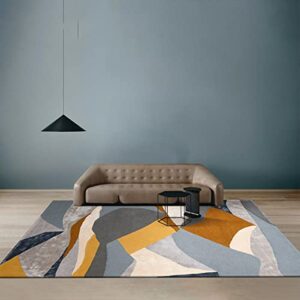 modern geometric area rug for living room 3d illusion stone pattern dining room carpet retro abstract playroom throw rug under table non-skid bathroom runner rug indoor home dedor 8x10ft hallway