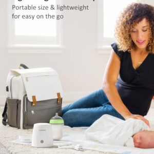 HAUTURE Instant Water Warmer – Replaces Traditional Baby Bottle Warmers Accurate Temperature Control, Night Light, Portable Size Bottle Warmer for Breastmilk& Formula