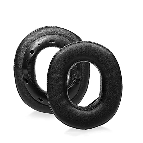 MDR-HW700 Ear Pads, Replacement Protein Leather Earpads Memory Foam Ear Cushions Repair Parts for Sony MDR-HW700 MDR-HW700DS MDR HW700 HW700DS Headphones - Black