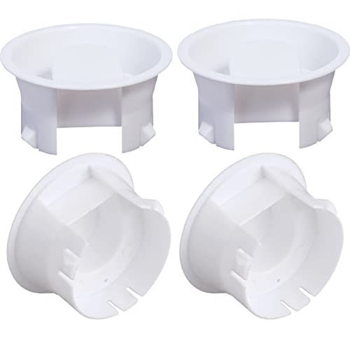 4Pieces Glass Water Pitcher Lids Glass Pitcher Lid Replacement Cap Stoppers for Water Jug Glass Bistro Pitcher,White