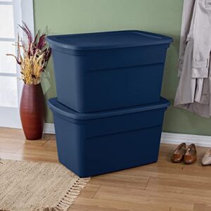 Storage Tote, Blue Morpho, 30-Gallons