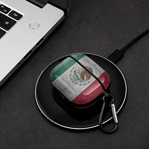 YouTary Compatible with Airpods 3 Case Cover 2021 with Keychain Mexico Flag Pattern Pattern, Apple AirPod Headphone Cover Unisex Shockproof Protective Wireless Charging