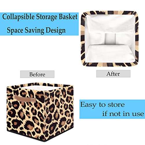 Personalized Storage Baskets Cubes With Photo or Text Custom Storage Bins 13 x 13 x 13 inch Bins Basket Boxes with PU Leather Handles Foldable Storage Cube for Clothes Bedroom Closet Shelves