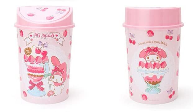 Girls Cute Home Trash Can Bin Waste Baske​t Waste Garbage Can Bin