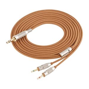 SIVGA Dual 2.5mm to 3.5mm Audio Cable for Headphone, Brown