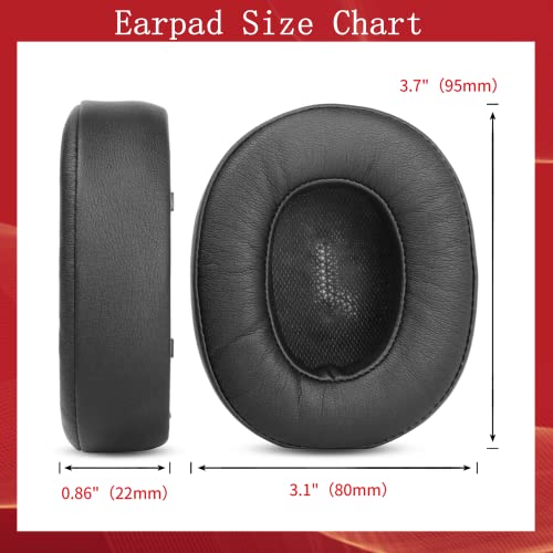 YunYiYi Everest Elite 750nc Earpads Replacement Compatible with JBL Everest Elite 750NC Noise Cancelling Headphones Protein Leather Memory Foam