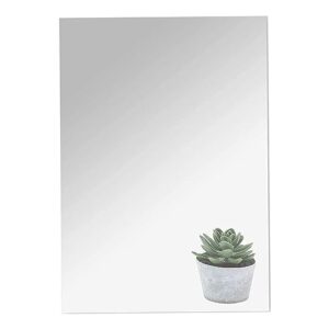 darenyi 16"x12" acrylic mirror sheet, flexible non glass body mirror tiles large self adhesive mirror stickers for bathroom bedroom home wall decor (1pc)