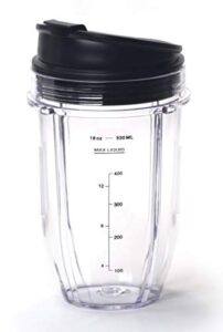 nutri ninja 18 oz. cup with spout lid (xsk18sp)