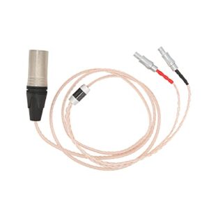 yoidesu headphone cord, hifi headphone cable cable 4 pin xlr male balanced cable for sennheiser hd800 hd800s hd820 1.2m/3.9ft
