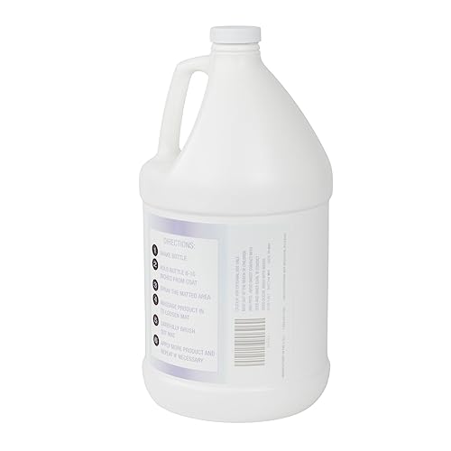 Groomer Essentials Detangling Spray - 1 Gallon - Soothing Lavender Fragrance Coat Types - Can Be Used On Dogs and Cats 12 Weeks and Older