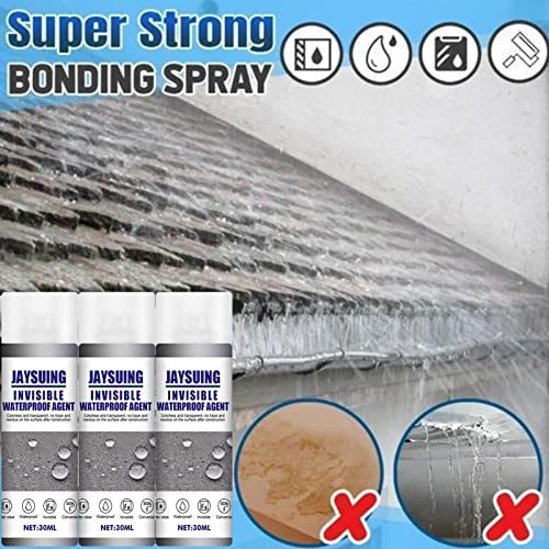 Leak Stopper Sealant Spray, Clear Leak Sealer Spray,Water-proof Repair Sealant Spray,Ideal for Drain & Plastic Pipe Leaks & Cracks,Instant Repair & Long Lasting Protection,Interior & Exterior Use 30ML