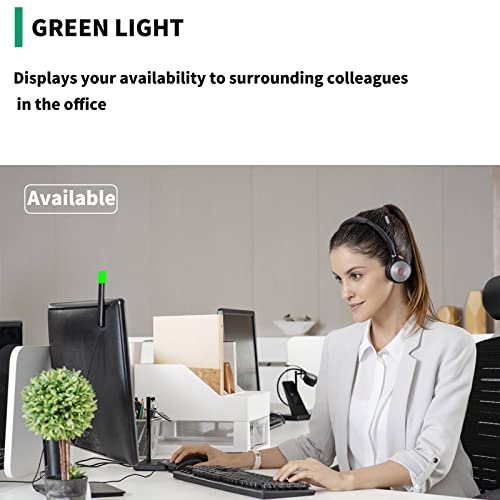 Yealink BLT60 Busylight, Compatible with WH62 WH63 WH66 WH67 Wireless DECT Headset, MP50 USB Teams Phone