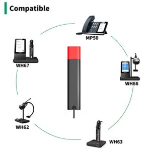 Yealink BLT60 Busylight, Compatible with WH62 WH63 WH66 WH67 Wireless DECT Headset, MP50 USB Teams Phone