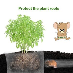 boUod 5pcs 15 Gallon Gopher and Vole Wire Baskets Protect Plants, Trees, Flowers and Bulbs from Voles, Gophers and Moles