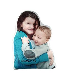 ymgifts custom human photo pillow personalize with your loved ones photos personalized 3d human picture pillow 8inch
