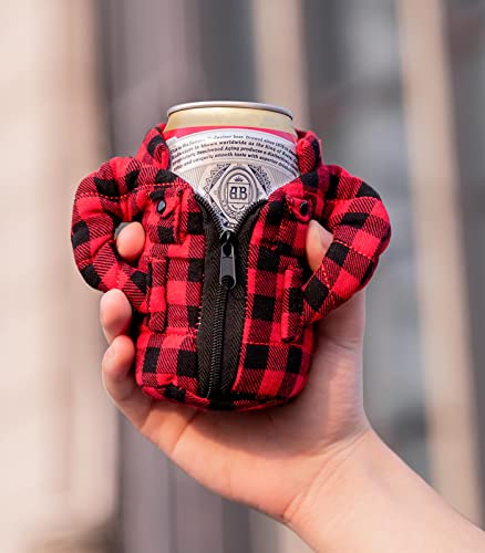 Beverage Jacket Can Cover Drink Insulated Coolers For 12oz Fun Gifts for Family and Fiends