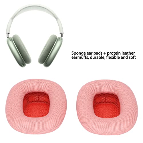Replacement Ear-Pads, Soft Memory Foam Headphone Earmuffs, Replacement Ear Cushion Kit, Leather Earpads Earmuffsrs for Airpod MAX Headset234, Extra Durability()