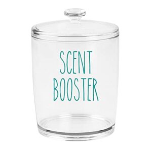 Black - Scent Booster Vinyl Decal - Skinny Farmhouse Style for Laundry Room - 5w x 5.5h inches - Die Cut Sticker