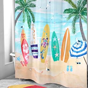 Avanti Linens - Bath Mat, Cotton Bath Rug with Non-Skid Backing, Beach Home Decor (Surf Time Collection)