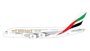 geminijets gjuae2053 emirates airbus a380-800 a6-evn; scale 1:400