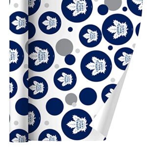 graphics & more toronto maple leafs logo gift wrap wrapping paper roll