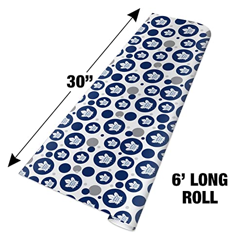 GRAPHICS & MORE Toronto Maple Leafs Logo Gift Wrap Wrapping Paper Roll