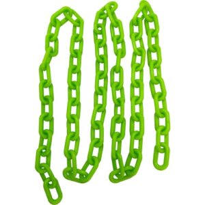 Mandarin Bird Toys by M&M 2001 5ft Medium Green Plastic Bird Toy Chain - A Long Length of Brightly Colored Plastic Pet Thrilling Chain, Lots of uses, Great for Med Sized Pets Conure Cockatiel Lovebird