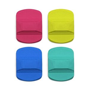 replacement magnetic slide for yeti lids, fits 10oz, 16oz, 20oz, 26oz, 30oz set of 4 (light blue light yellow red green)