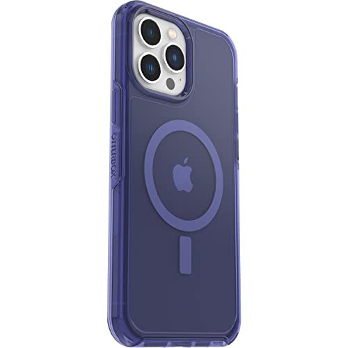 OtterBox iPhone 13 Pro Max & iPhone 12 Pro Max Symmetry Series+ Case - Feelin' Blue, ultra-sleek, snaps to MagSafe, raised edges protect camera & screen