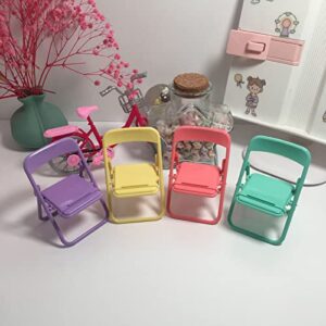 Cell Phone Stand Holder Mini Chair Shape Foldable Universal Mobile Phone Holder for Tablet Phone