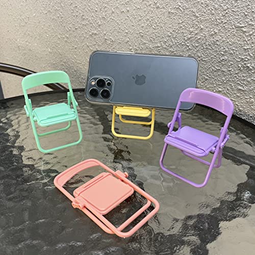 Cell Phone Stand Holder Mini Chair Shape Foldable Universal Mobile Phone Holder for Tablet Phone