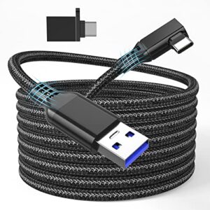 sungbesi link cable 16 ft compatible with oculus/meta quest 2/1 accessories, oculus charger cord, high speed data transfer & 3a fast charging cord, usb 3.2 to usb c cable for vr headset and gaming pc