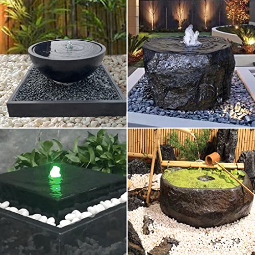 5LB Black Decorative Rocks - 0.6-1.2 inch Natural Black Rocks for Plants, Garden Paving Stones,Black Pebbles for Plants, Black Stones for Vases,Succulents,Garden Landscaping Rocks