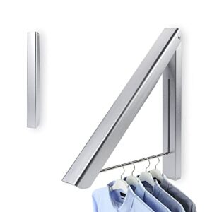 ollacy folding clothes retractable rack hanger