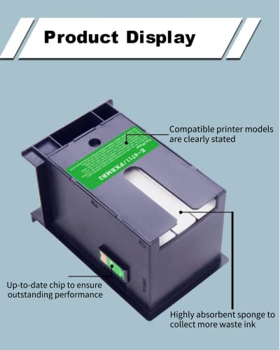 NEXTPAGE T6711 Ink Maintenance Tank with chip Remanufactured for WF7710 WF7720 WF3620 WF3640 WF7110 WF7610 WF7620 Printer (T671100 Ink Maintenance Box 1 Pack)