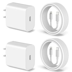 iphone 13 12 fast charger [apple mfi certified], tikalong 2x 10ft long usb c lightning charging cable with 20w wall block for 13/13 pro/13 pro max/12/se/11/xs/xr/x/8 plus, ipad, ca-43t