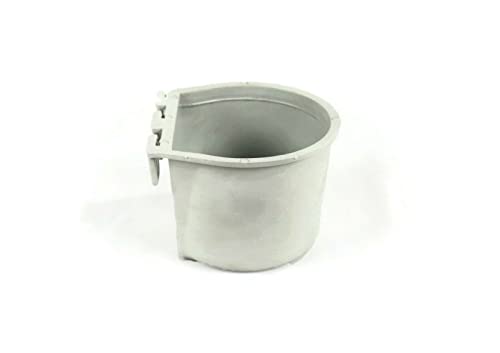 The ROP Shop | Gray Cage Cup Holds 1 Cup / 0.5 Pint / 8 fl oz for Hanging Feed & Water for Pets