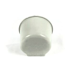 The ROP Shop | (Pack of 2) Gray Cage Cups for Feed & Water for Poultry, Ducks, Birds, Hamsters