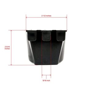 The ROP Shop | (Pack of 400) Black Cage Cups for Feed & Water for Poultry, Duck, Bird, Hamster