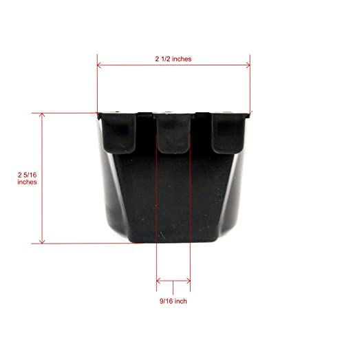 The ROP Shop | (Pack of 400) Black Cage Cups for Feed & Water for Poultry, Duck, Bird, Hamster