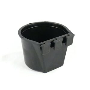 The ROP Shop | (Pack of 50) Black Cage Cups with Shift Lock Design for Fenced & Caged Animals