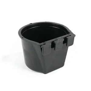 The ROP Shop | (Pack of 2) Black Cage Cups with Shift Lock Design for Caged and Fenced Animals